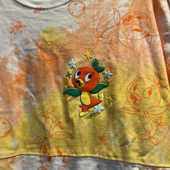 Disney Parks Orange Bird Hello Sunshine Spirt Jersey Shirt S Tee Epcot - Picture 3 of 12